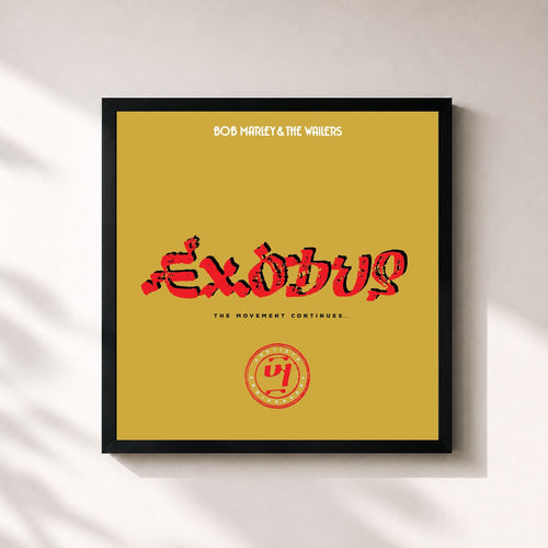 Bob Marley & The Wailers · Exodus 40 — Affiche encadrée