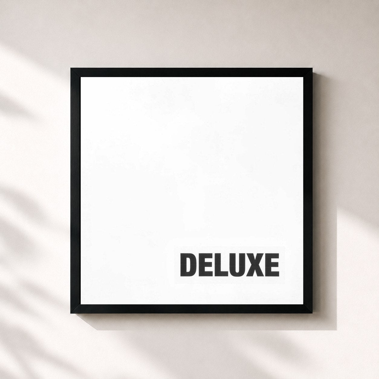 #noir Tableau carré de l'album NUR FÜR DICH 2 de Ufo361, cadre noir 32x32 cm