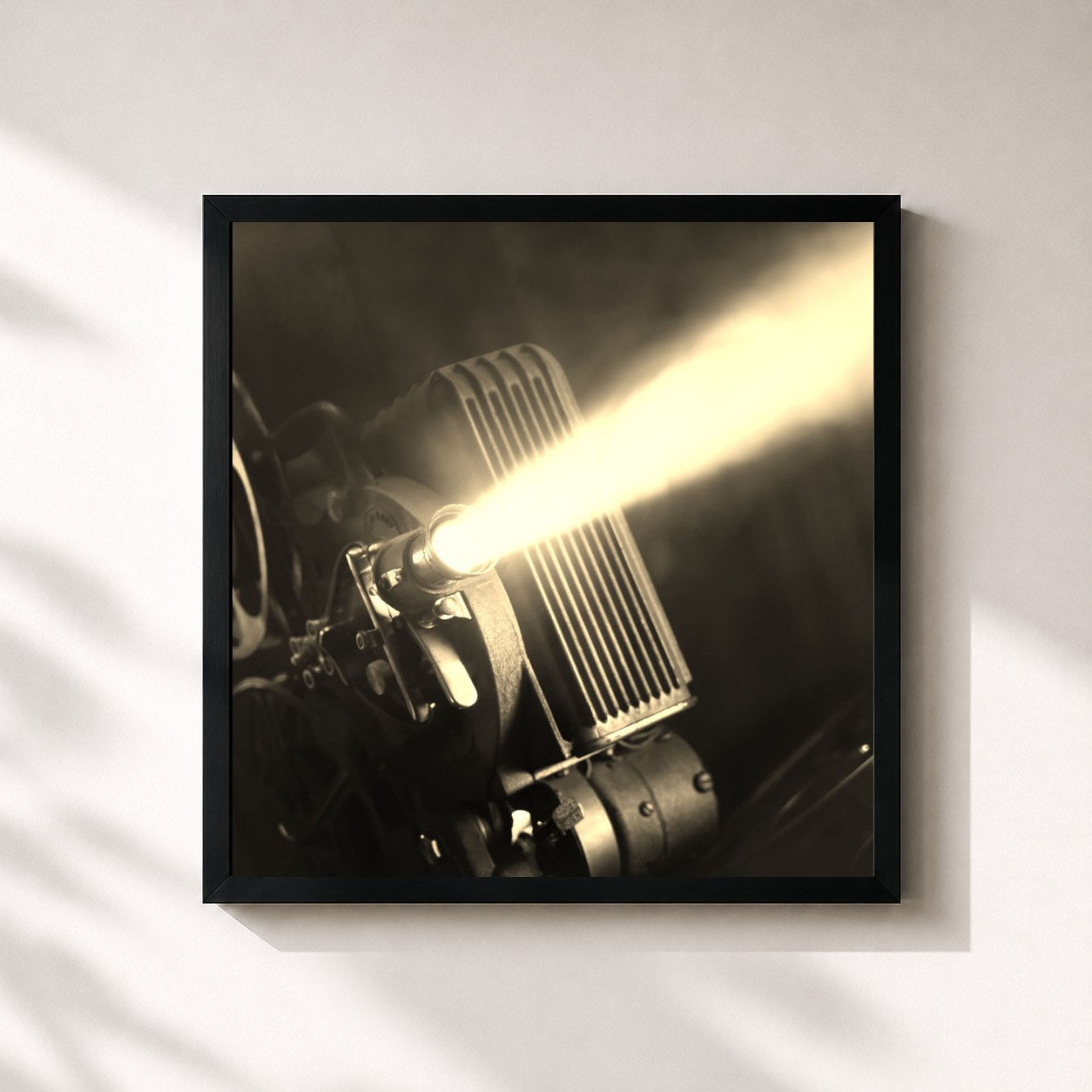 #noir Tableau carré de l'album dark academia (soundtracks) de Dario Marianelli, cadre noir 32x32 cm