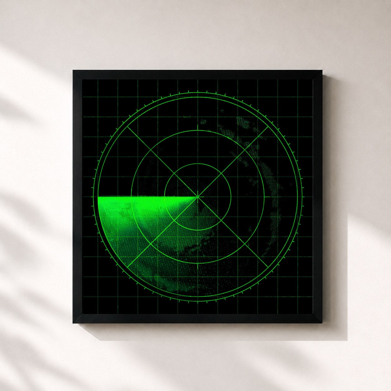 #noir Tableau carré de l'album DON'T FIGHT THE FEELING - Special Album de EXO, cadre noir 32x32 cm