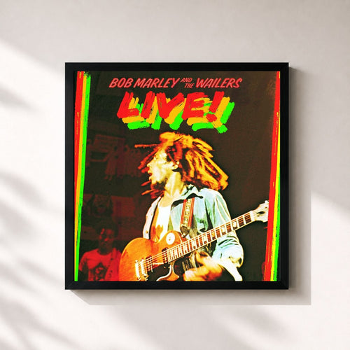 Bob Marley & The Wailers · Live! — Stampa incorniciata