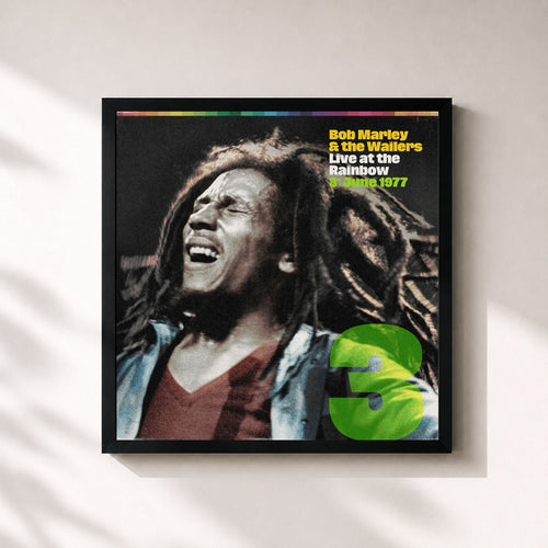 Bob Marley & The Wailers · Live At The Rainbow, 3rd June 1977 — Affiche encadrée