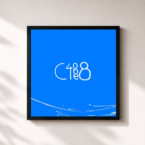 C418 · One — Affiche encadrée