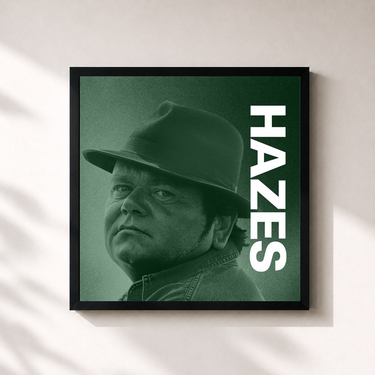 #noir Tableau carré de l'album Verborgen Parels 1977-1985 de André Hazes, cadre noir 32x32 cm
