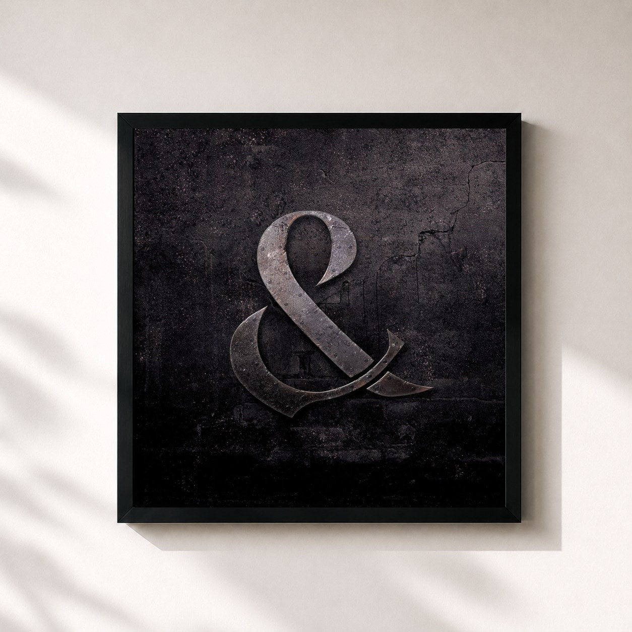 #noir Tableau carré de l'album The Flood (Deluxe Reissue) de Of Mice & Men, cadre noir 32x32 cm