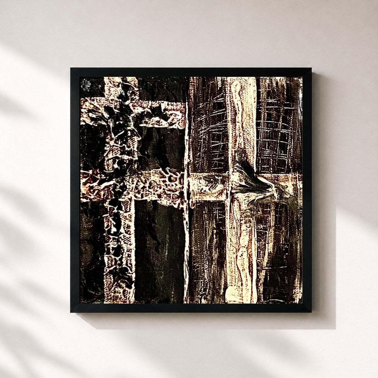 #noir Tableau carré de l'album F***L*** de Soak, cadre noir 32x32 cm