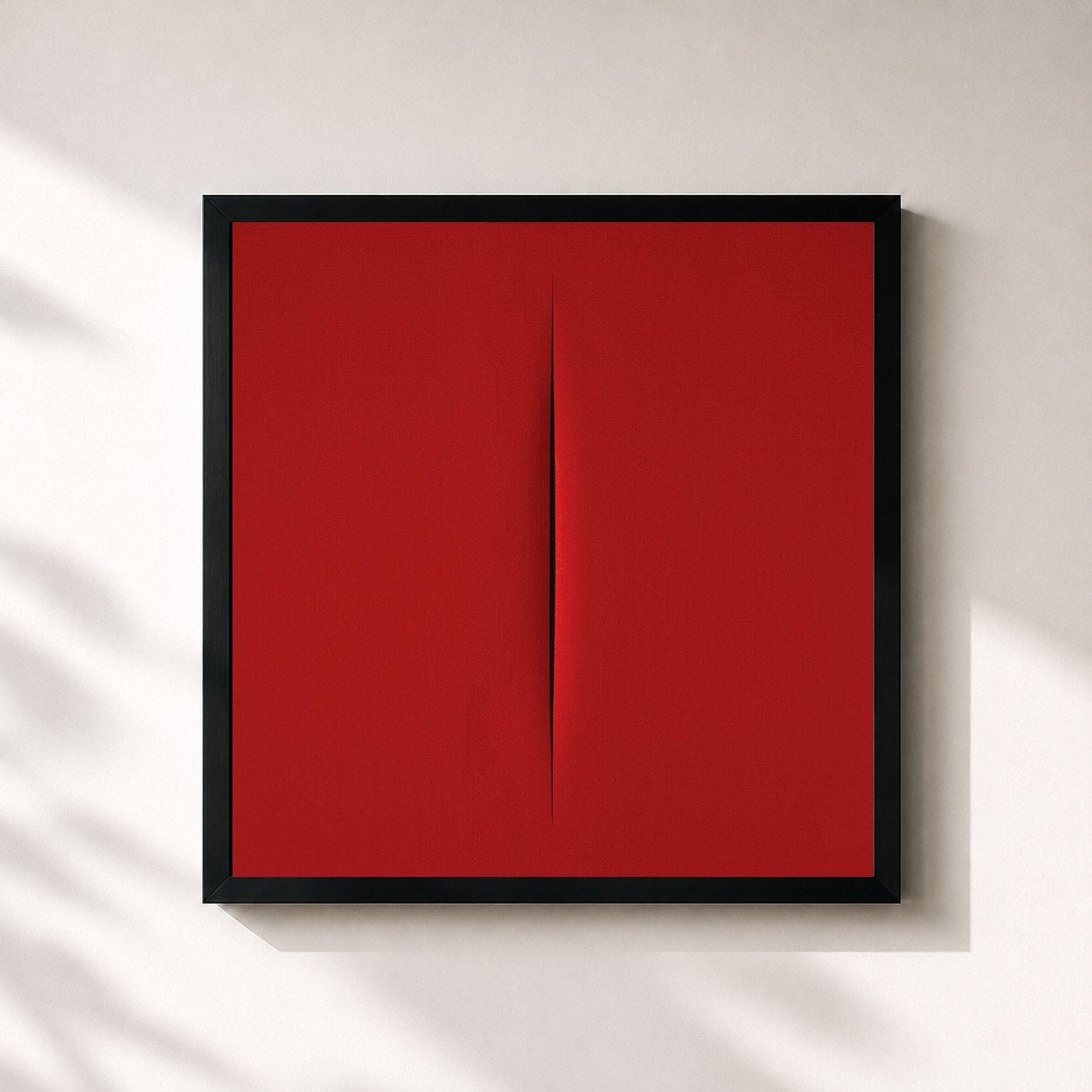 #noir Tableau carré de l'album La musique est une porte de Elyon, cadre noir 32x32 cm