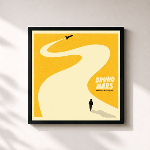Bruno Mars · Doo-Wops & Hooligans — Gerahmter Kunstdruck