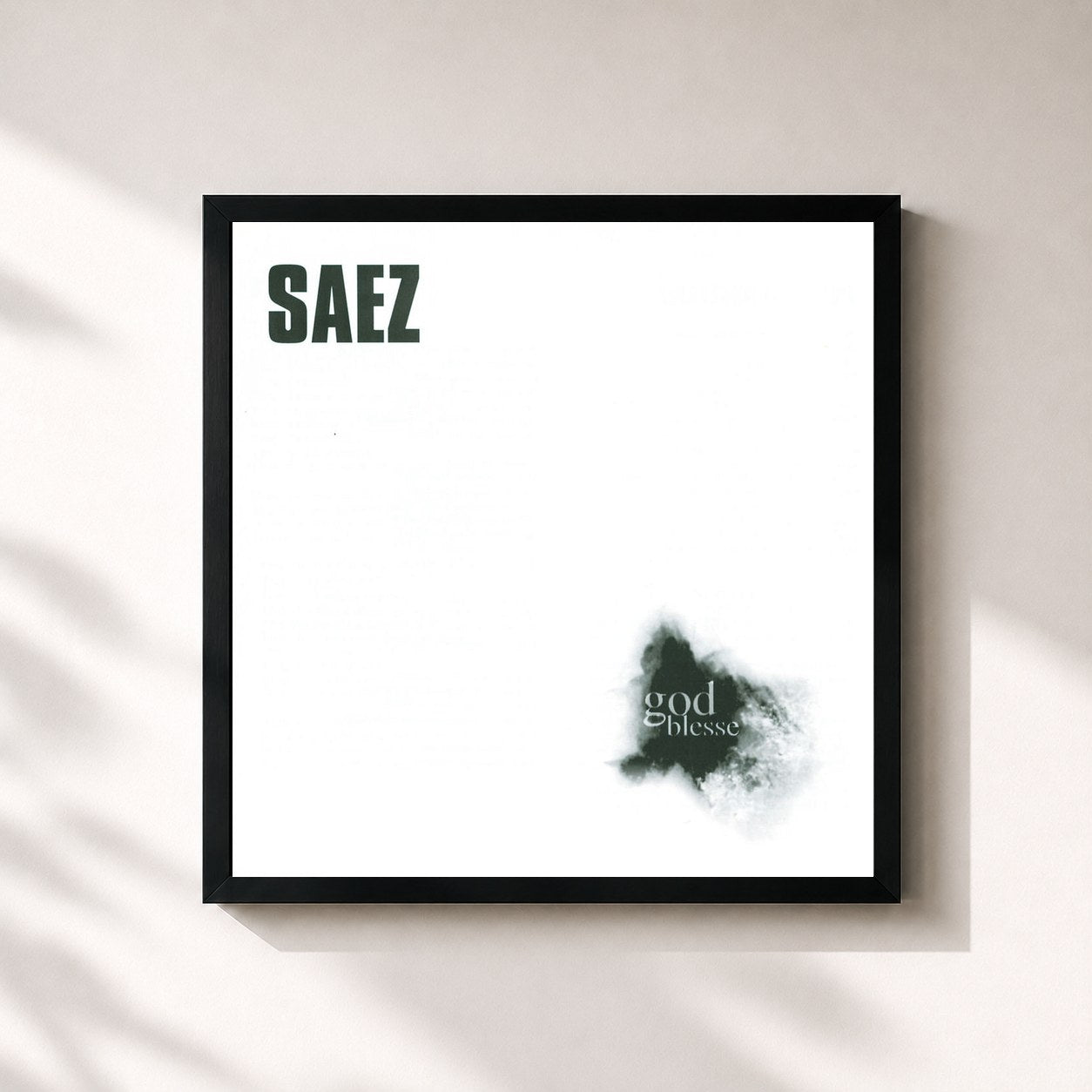 Saez · God Blesse