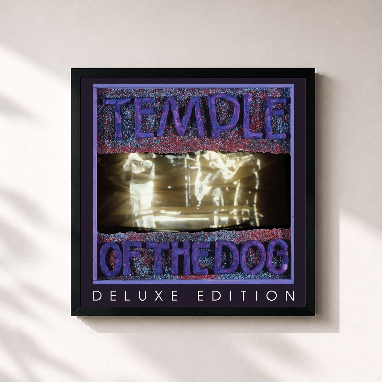 #noir Tableau carré de l'album Temple Of The Dog (Deluxe Edition) de Temple of the Dog, cadre noir 32x32 cm