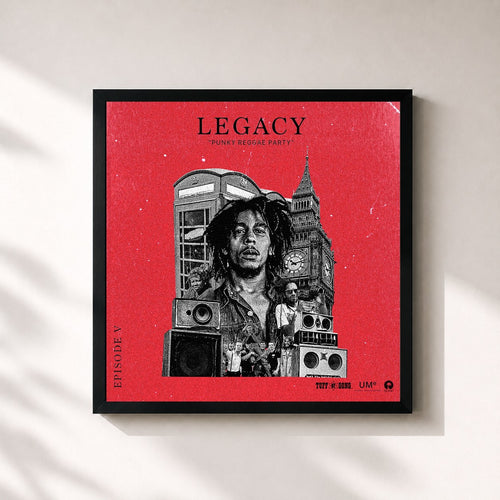 Bob Marley & The Wailers · Bob Marley Legacy: Punky Reggae Party — Affiche encadrée
