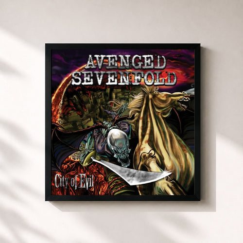 Avenged Sevenfold · City of Evil — Framed art print