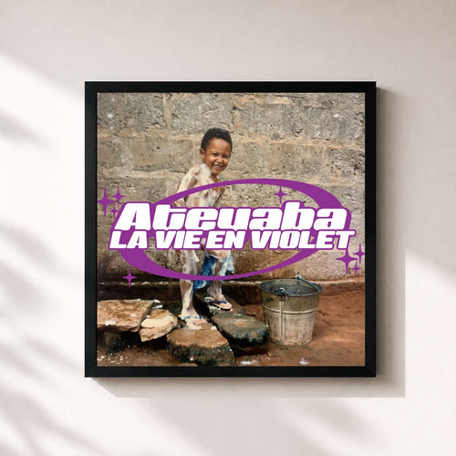 Ateyaba · La vie en Violet — Stampa incorniciata