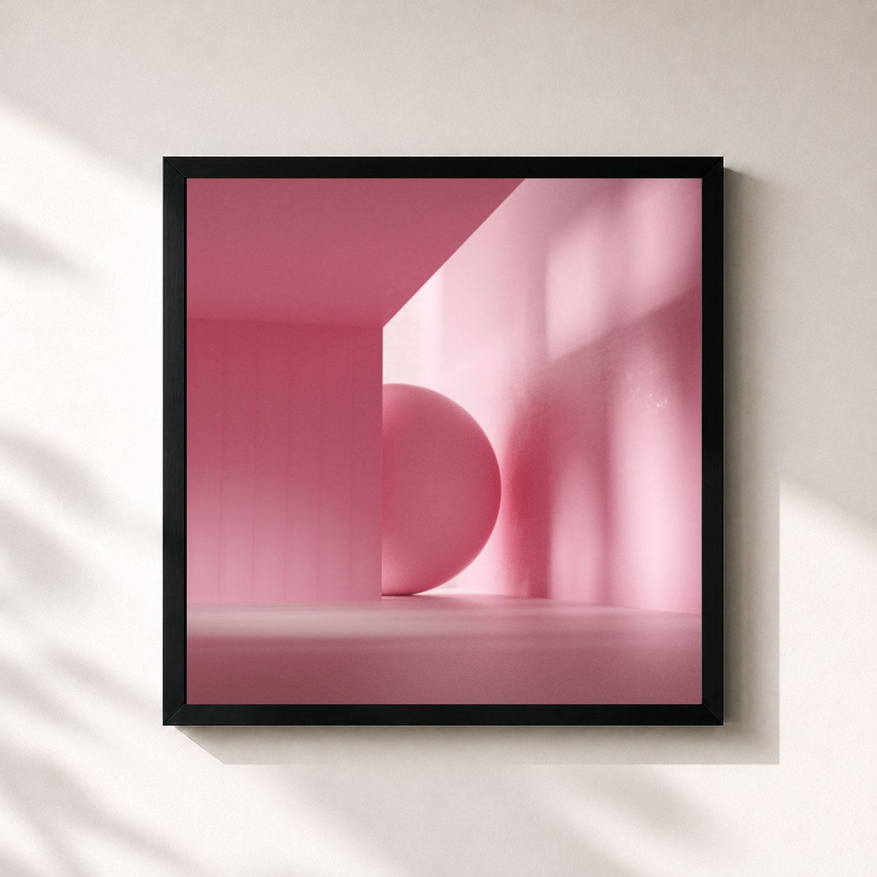 #noir Tableau carré de l'album BOY Remixes de RAC, cadre noir 32x32 cm