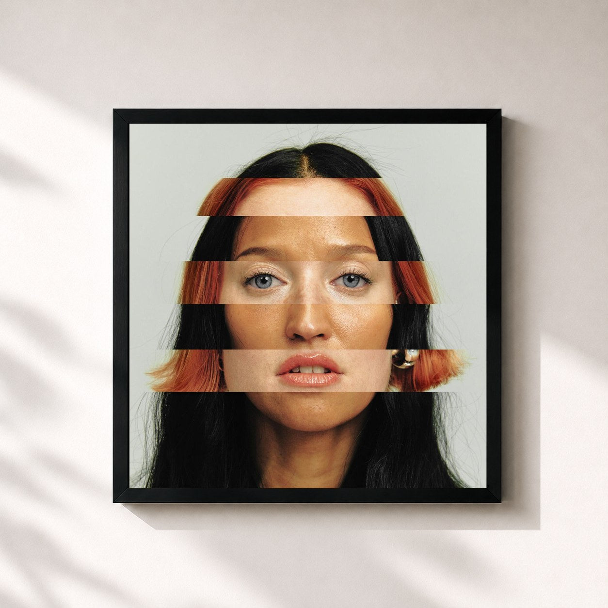 #noir Tableau carré de l'album Ritual de Icona Pop, cadre noir 32x32 cm