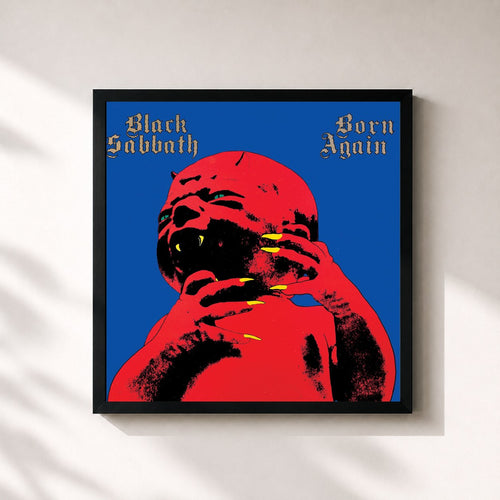 Black Sabbath · Born Again — Gerahmter Kunstdruck