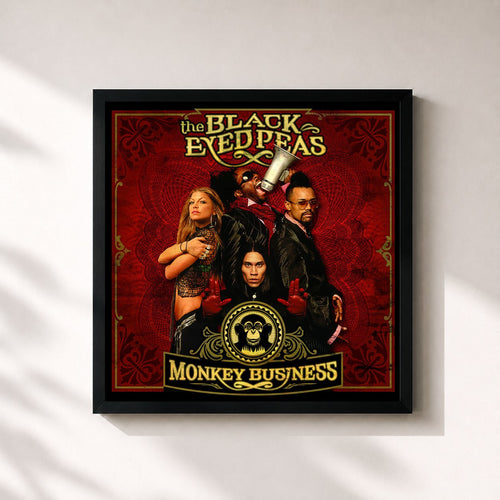 Black Eyed Peas · Monkey Business — Gerahmter Kunstdruck