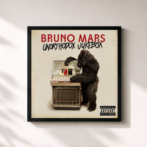 Bruno Mars · Unorthodox Jukebox — Gerahmter Kunstdruck