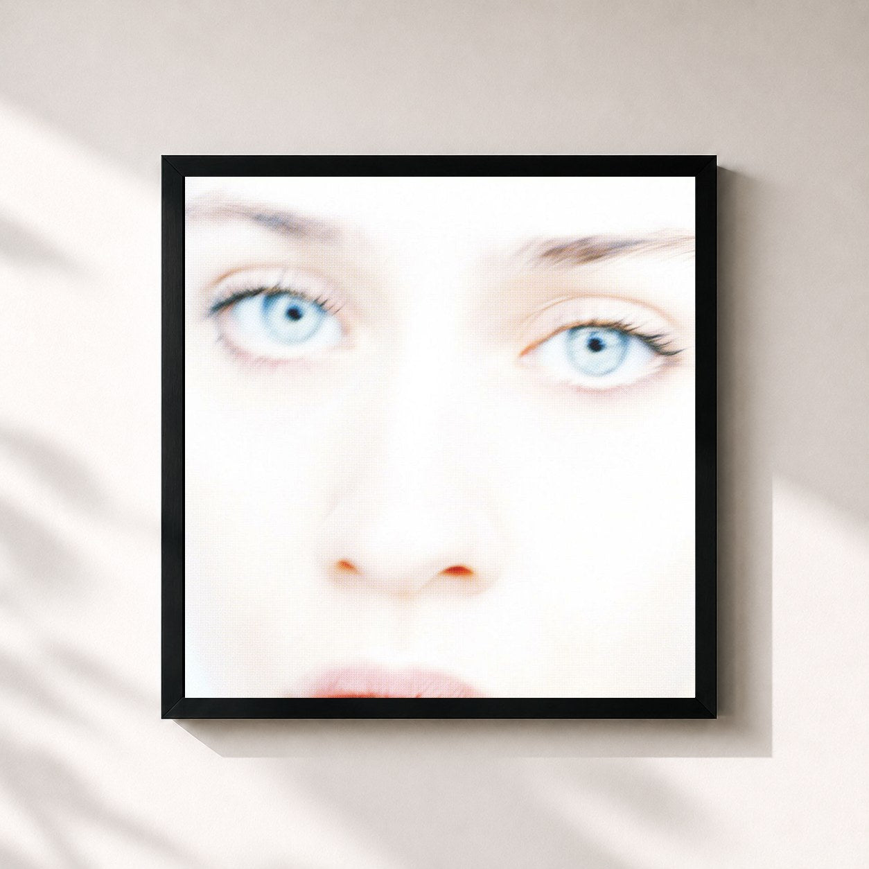 #noir Tableau carré de l'album Tidal de Fiona Apple, cadre noir 32x32 cm