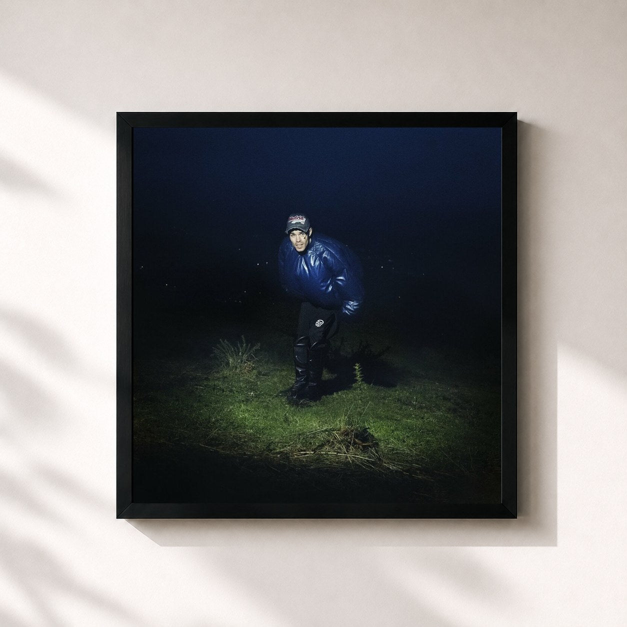#noir Tableau carré de l'album PO2054AZ (Vol.I) de Sen Senra, cadre noir 32x32 cm