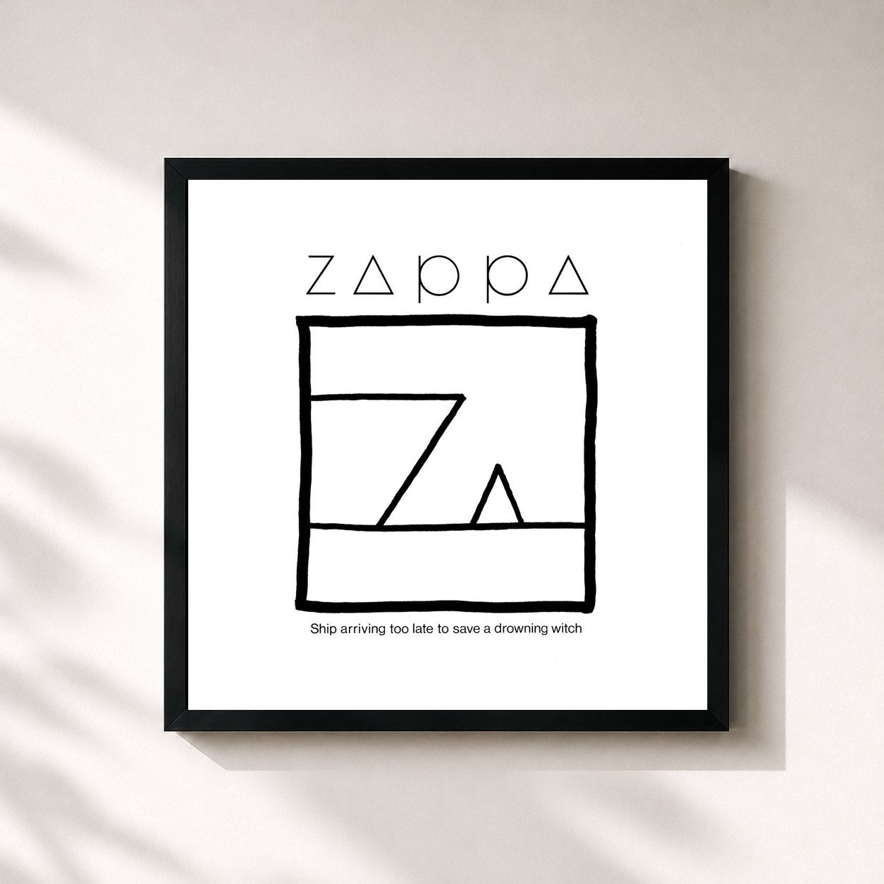 Frank Zappa · Ship Arriving Too Late To Save A Drowning Witch