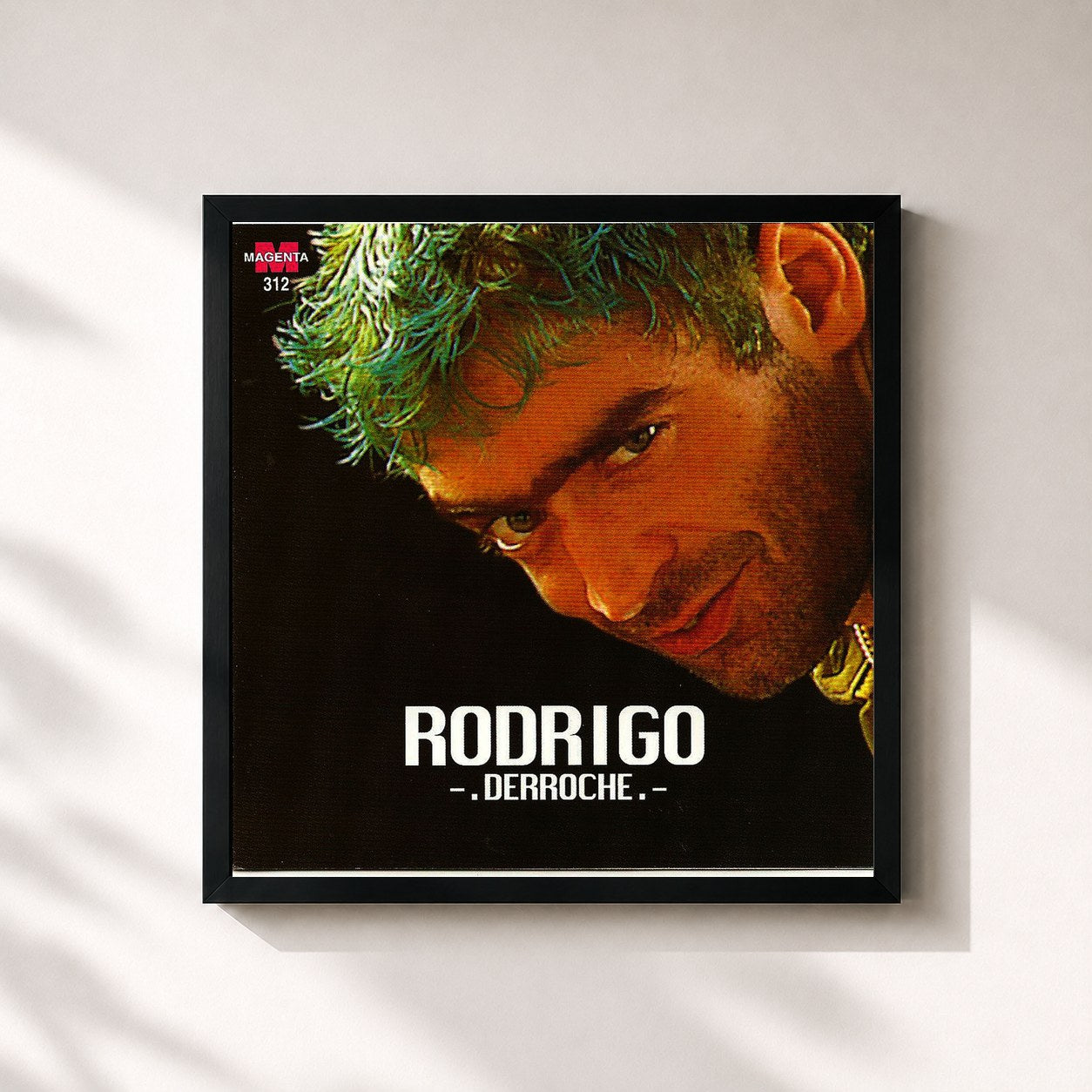 #noir Tableau carré de l'album Rodrigo - Derroche de Rodrigo, cadre noir 32x32 cm