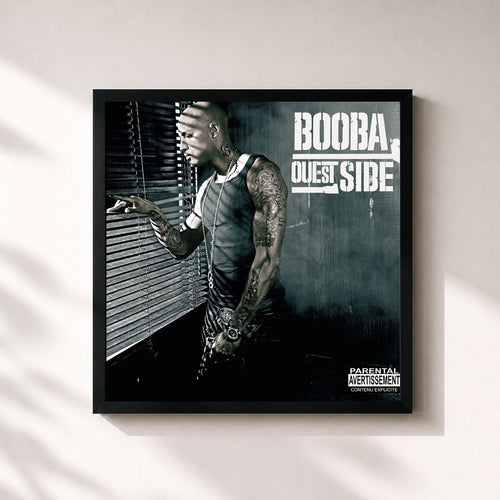 Booba · Ouest Side — Affiche encadrée