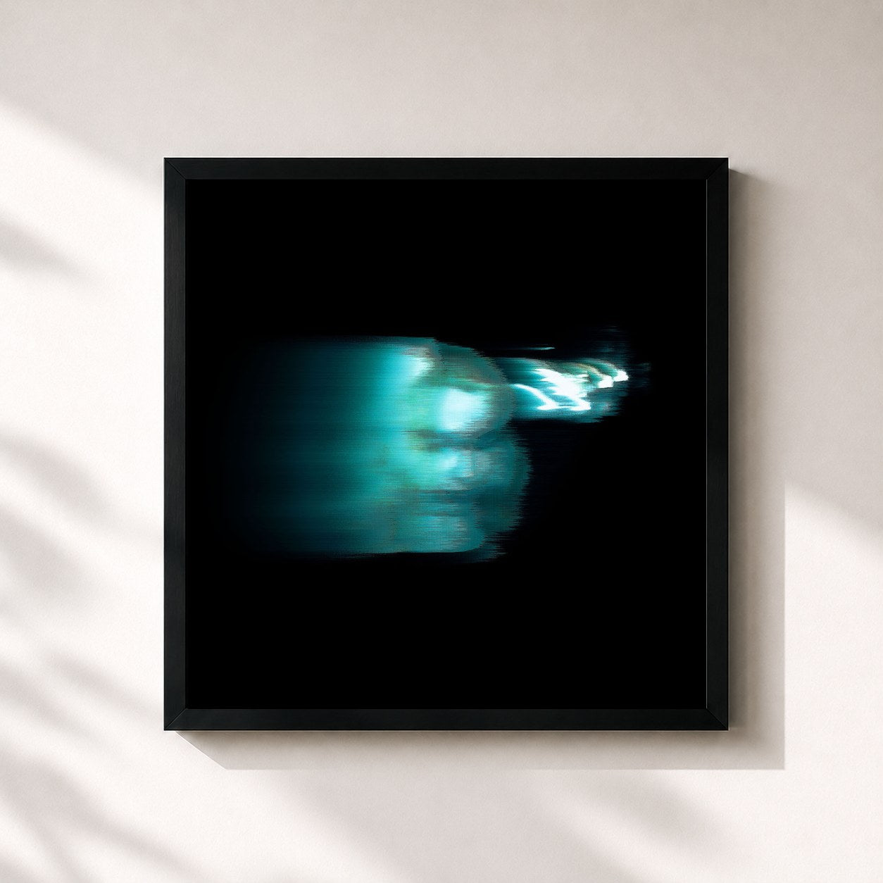 #noir Tableau carré de l'album Lost Weekend de Phoebe Bridgers, cadre noir 32x32 cm