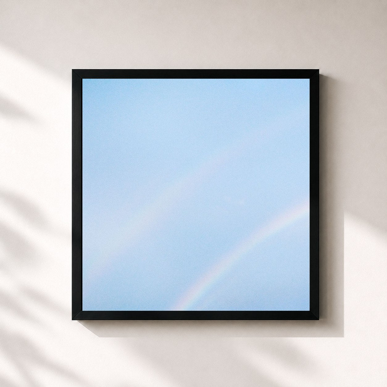 #noir Tableau carré de l'album NEVER ENOUGH de Turnstile, cadre noir 32x32 cm