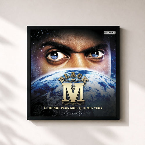 Black M · Le monde plus gros que mes yeux — Gerahmter Kunstdruck