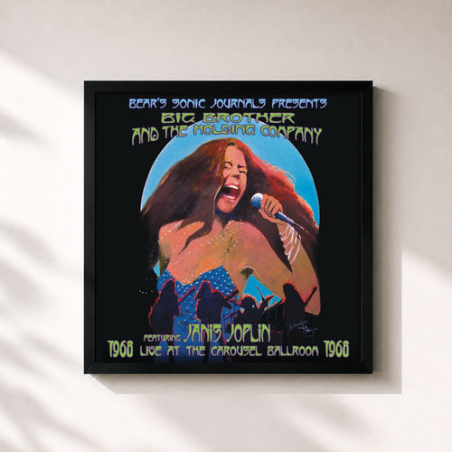 Big Brother & The Holding Company · Live At The Carousel Ballroom 1968 — Gerahmter Kunstdruck