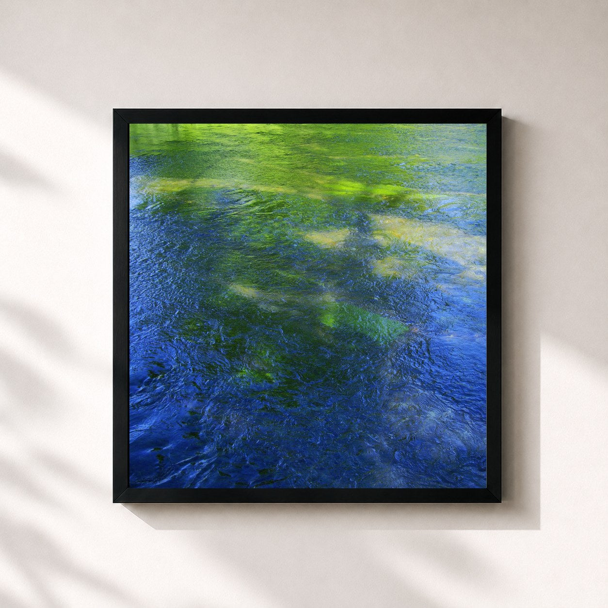 #noir Tableau carré de l'album Suddenly Remixes de Caribou, cadre noir 32x32 cm