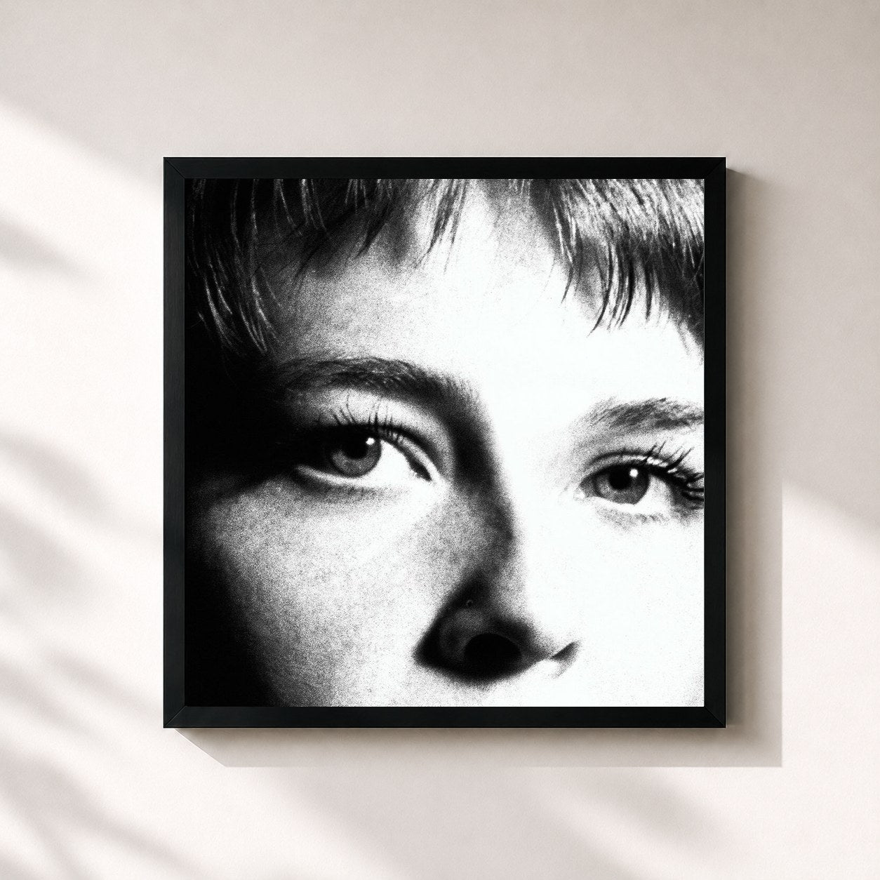 #noir Tableau carré de l'album Surrender de Maggie Rogers, cadre noir 32x32 cm