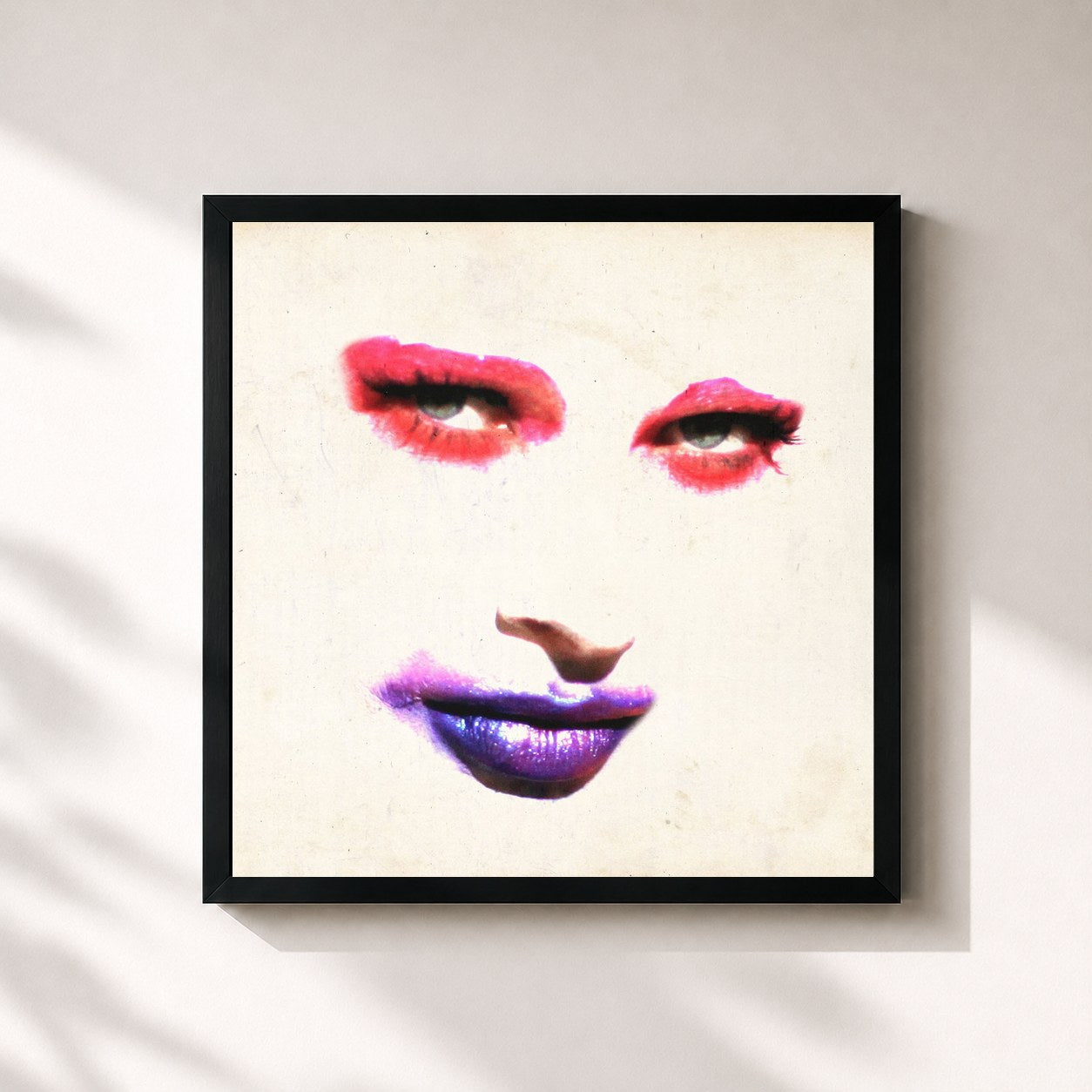 #noir Tableau carré de l'album Otherness de Alexisonfire, cadre noir 32x32 cm