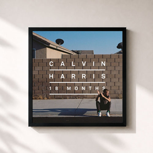 Calvin Harris · 18 Months — Affiche encadrée