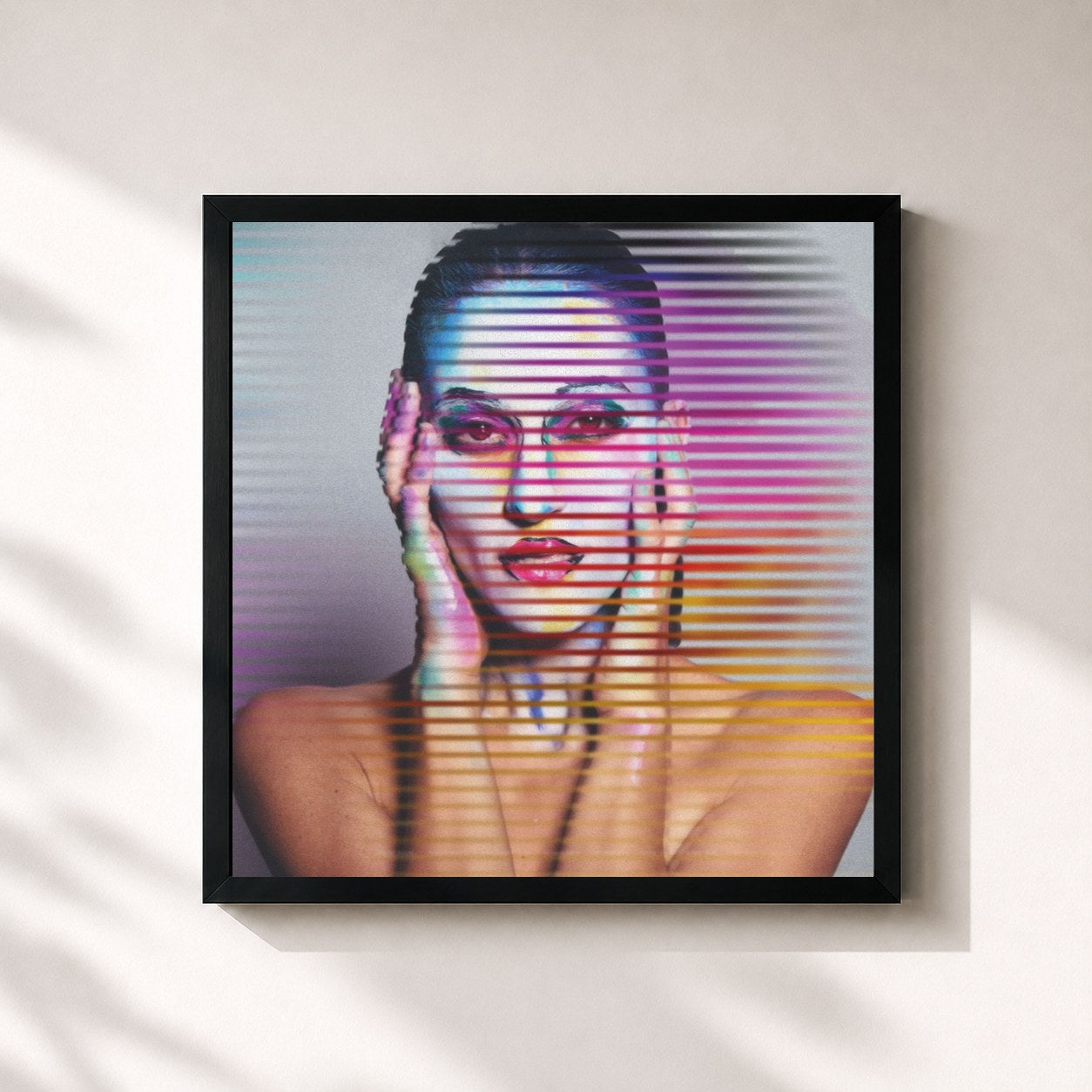 #noir Tableau carré de l'album Twennies (Deluxe Version) de Dragonette, cadre noir 32x32 cm