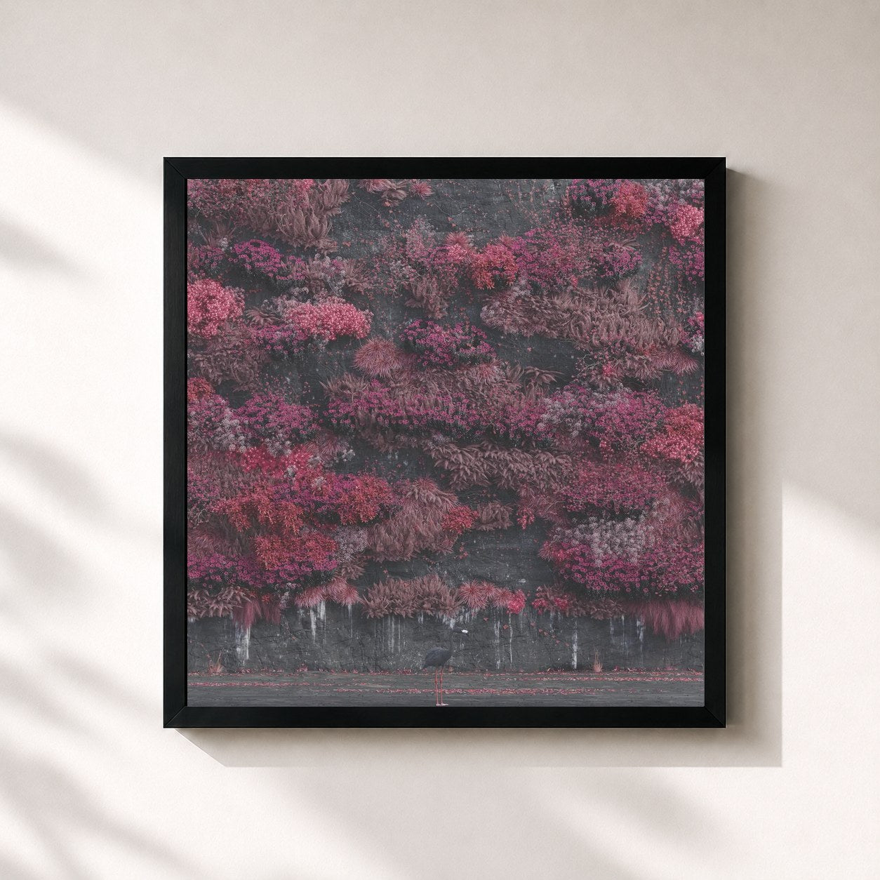 #noir Tableau carré de l'album Even In Arcadia de Sleep Token, cadre noir 32x32 cm