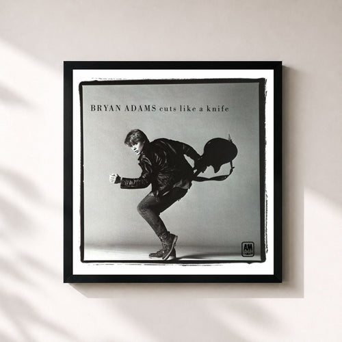 Bryan Adams · Cuts Like A Knife — Affiche encadrée
