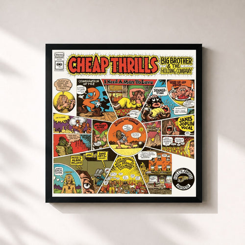 Big Brother & The Holding Company · Cheap Thrills — Gerahmter Kunstdruck