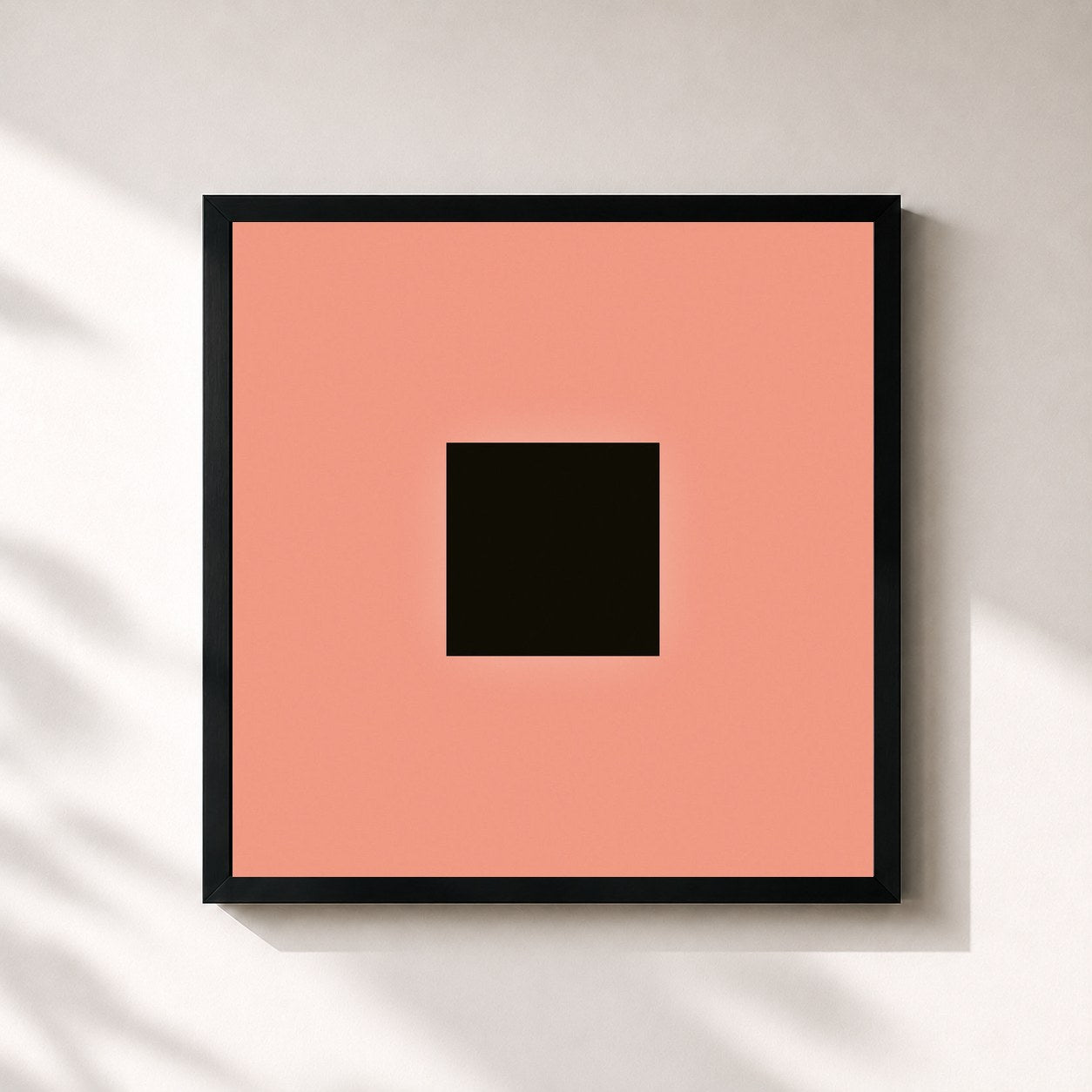 #noir Tableau carré de l'album SABLE, fABLE de Bon Iver, cadre noir 32x32 cm