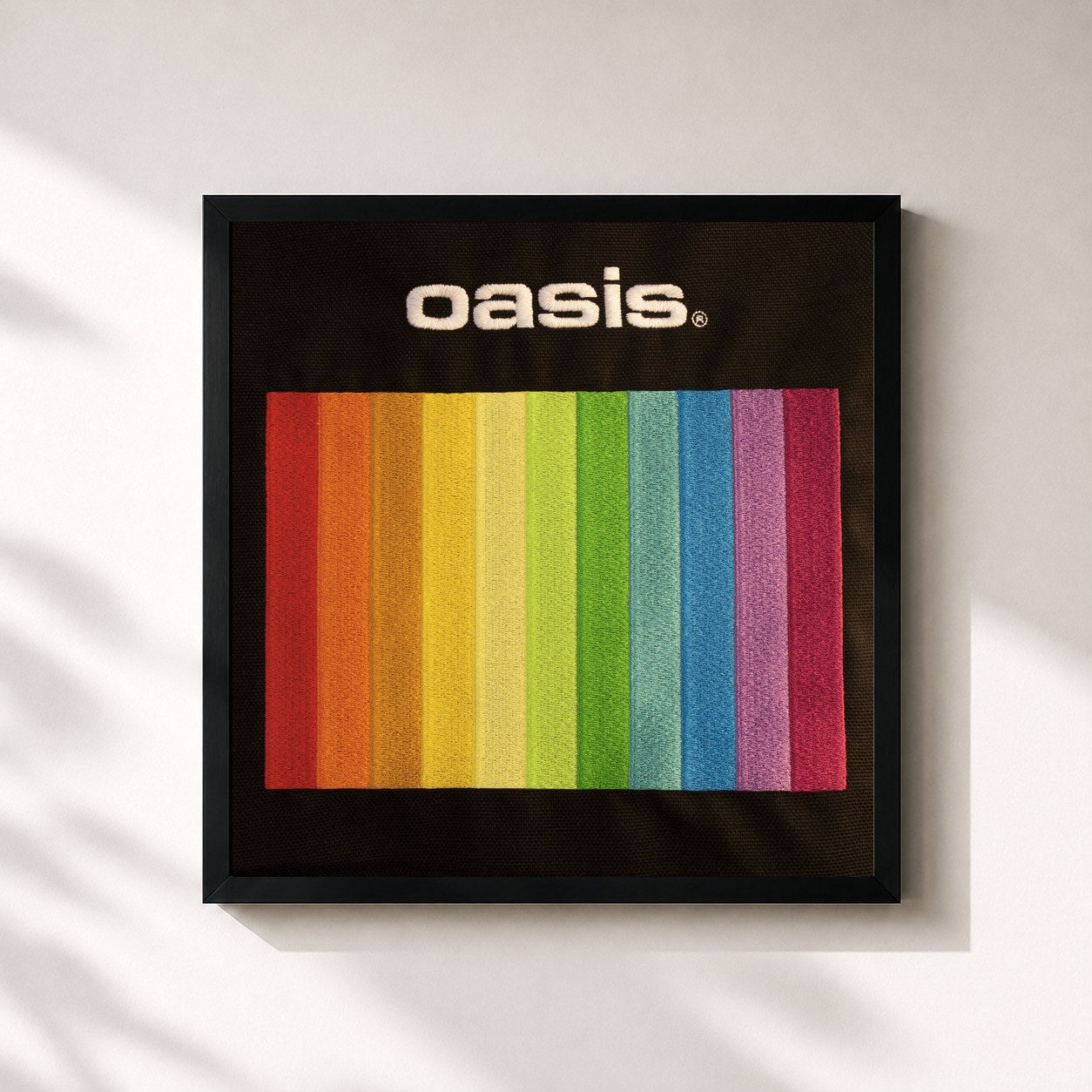 #noir Tableau carré de l'album OASIS (Epilogue) de Darius, cadre noir 32x32 cm