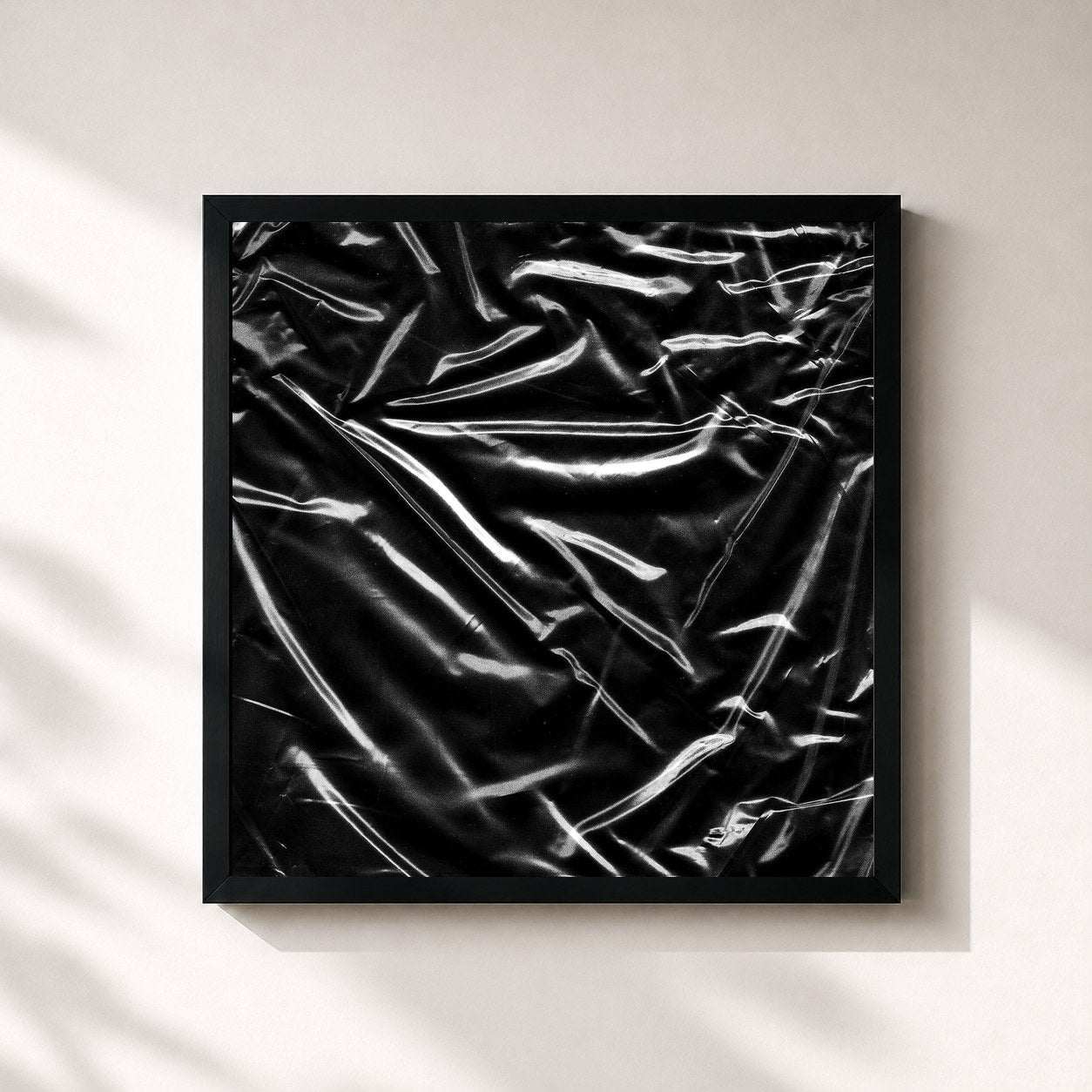 #noir Tableau carré de l'album HUMAN de Steve Angello, cadre noir 32x32 cm