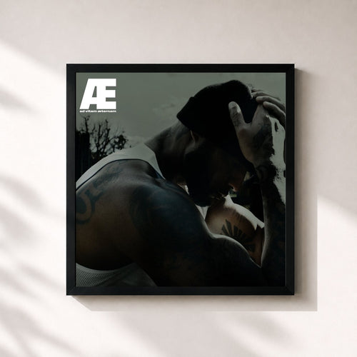 Booba · AD VITAM ÆTERNAM — Affiche encadrée