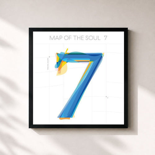 BTS · MAP OF THE SOUL : 7 — Affiche encadrée