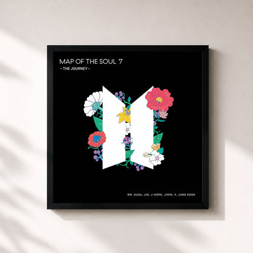 BTS · MAP OF THE SOUL : 7 ~ THE JOURNEY ~ — Gerahmter Kunstdruck