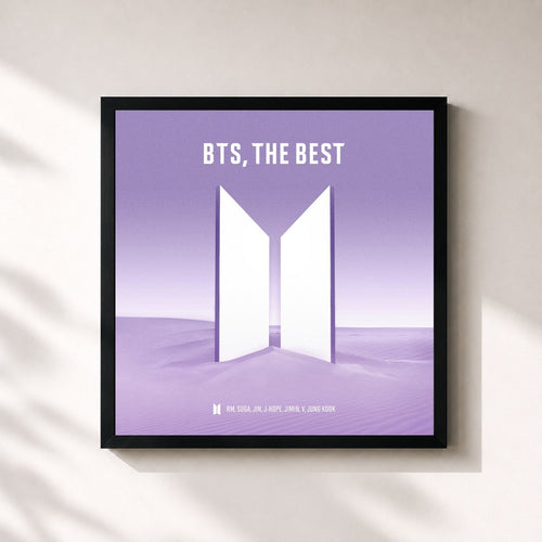 BTS · BTS, THE BEST — Affiche encadrée
