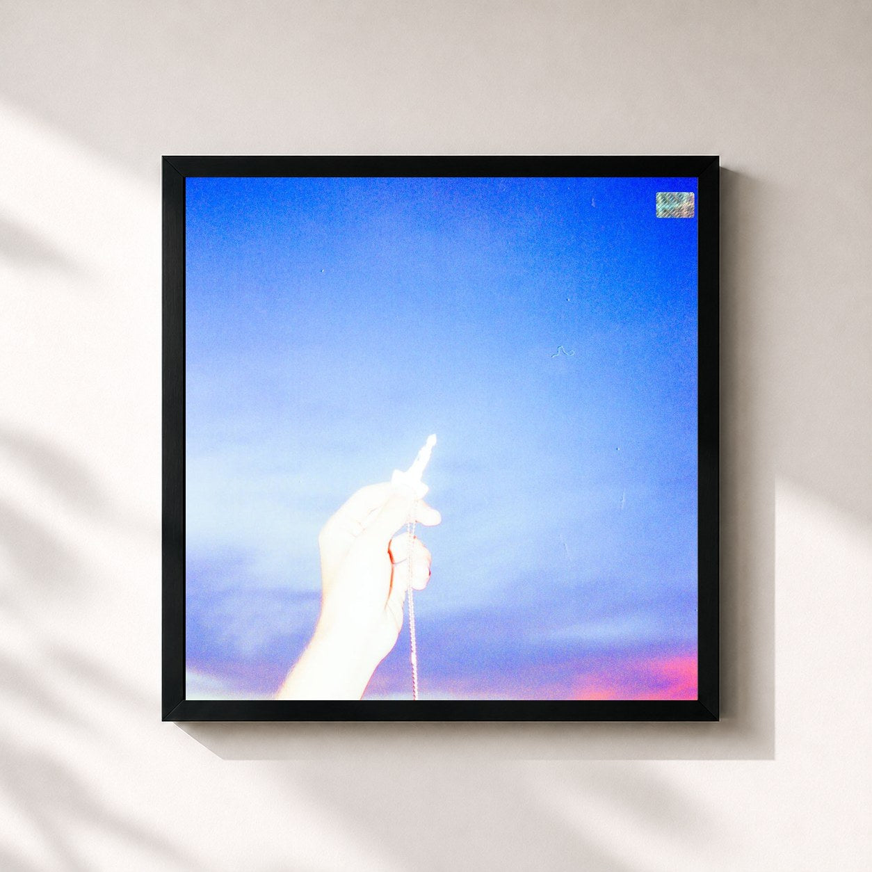 #noir Tableau carré de l'album How To Kill A Rockstar de MASN, cadre noir 32x32 cm