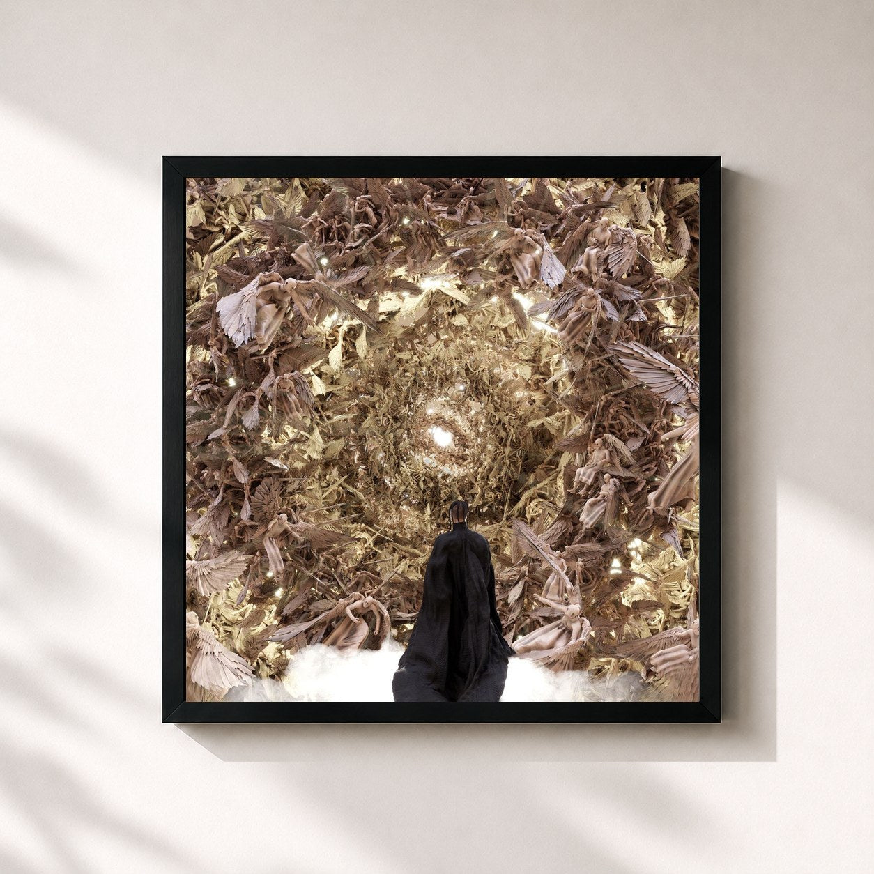 #noir Tableau carré de l'album KILLSTREAK 2 (Deluxe) de KILLY, cadre noir 32x32 cm