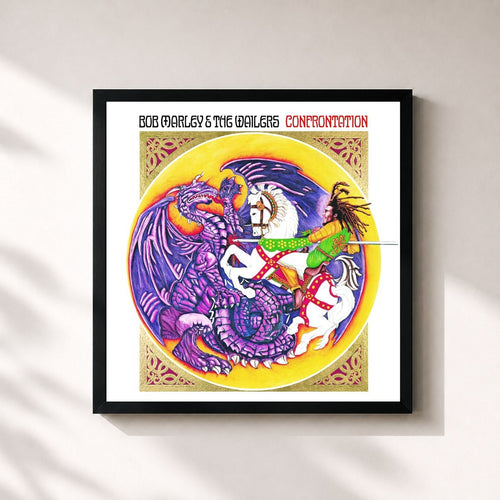 Bob Marley & The Wailers · Confrontation — Stampa incorniciata
