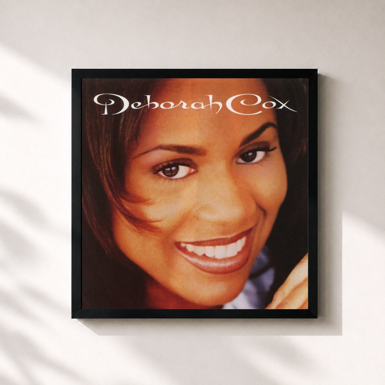 #noir Tableau carré de l'album Deborah Cox (Expanded) de Deborah Cox, cadre noir 32x32 cm